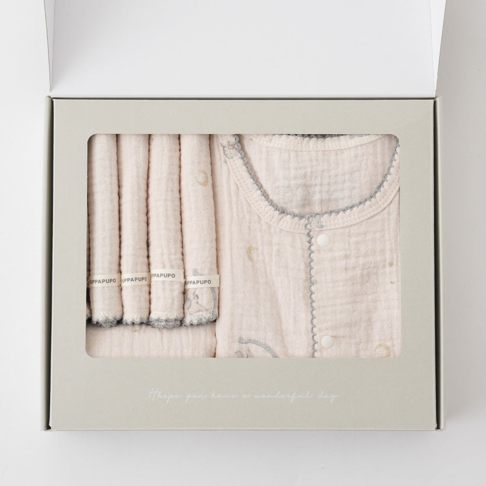 出産祝い 2重ガーゼ 4点セット
