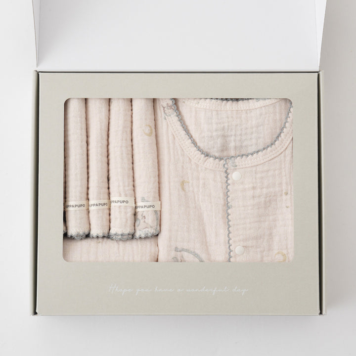 出産祝い 2重ガーゼ 4点セット