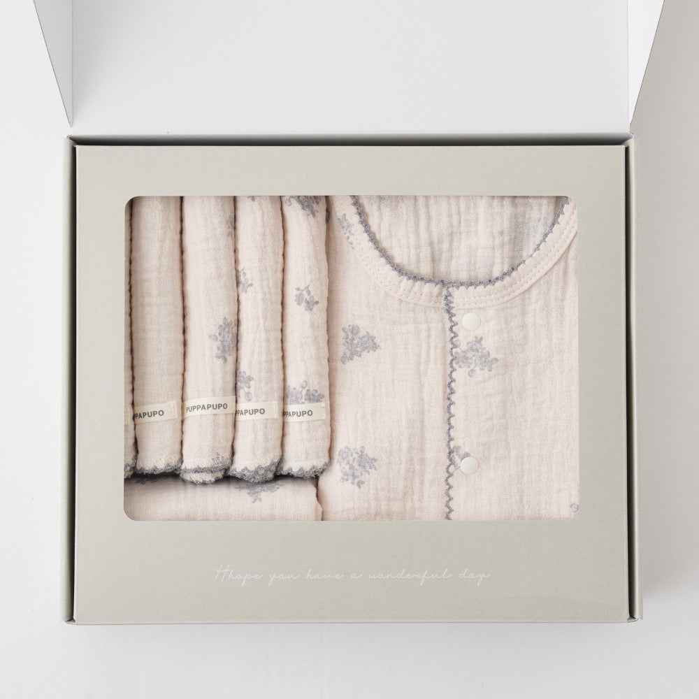 出産祝い 2重ガーゼ 4点セット