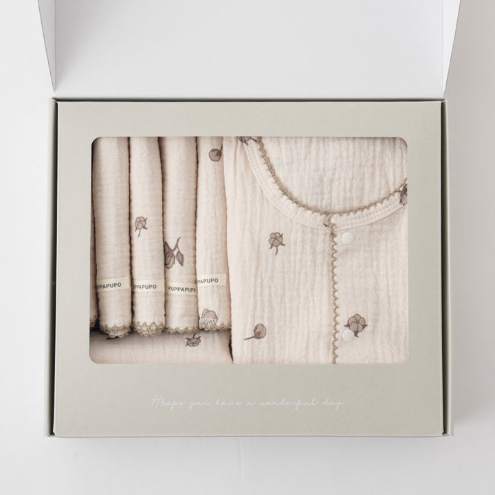 出産祝い 2重ガーゼ 4点セット