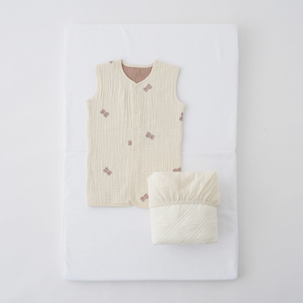 ベビー 敷きふとん スリーパーセット