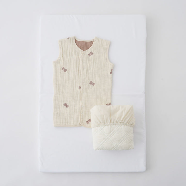 ベビー 敷きふとん スリーパーセット