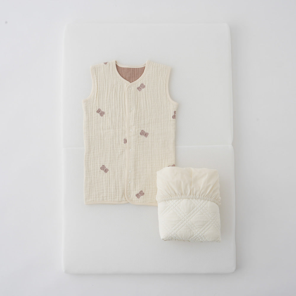 ベビー 敷きふとん スリーパーセット