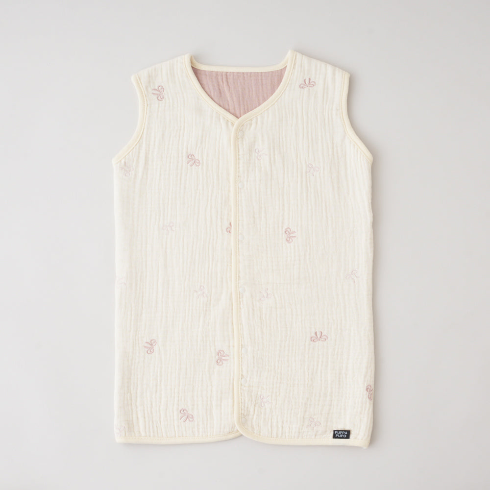 【名入れ刺繍商品】スリーパー 6重ガーゼ