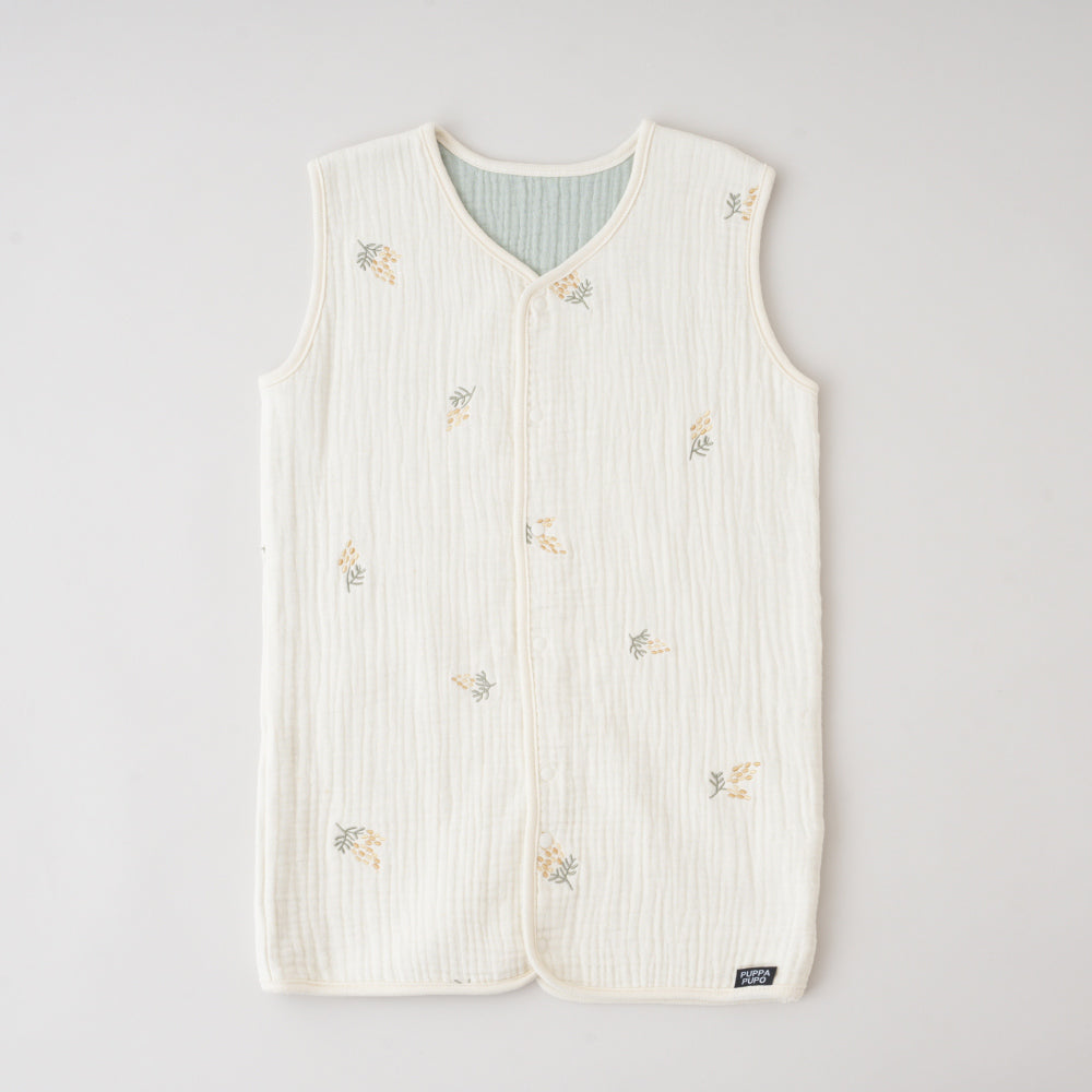 【名入れ刺繍商品】スリーパー 6重ガーゼ