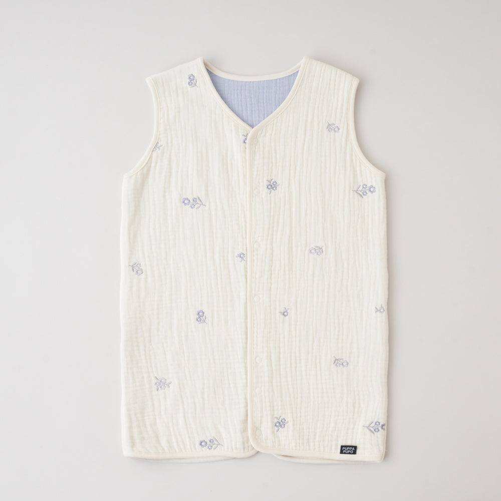 【名入れ刺繍商品】スリーパー 6重ガーゼ