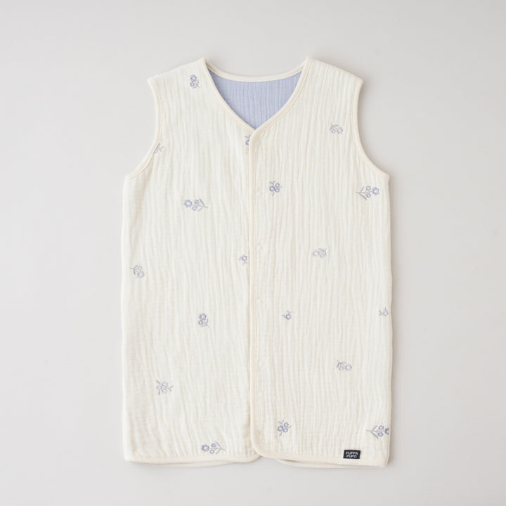 【名入れ刺繍商品】スリーパー 6重ガーゼ