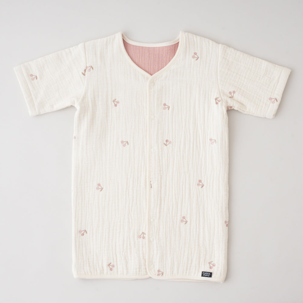 【名入れ刺繍商品】スリーパー 6重ガーゼ