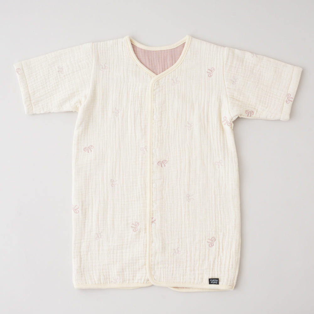 【名入れ刺繍商品】スリーパー 6重ガーゼ