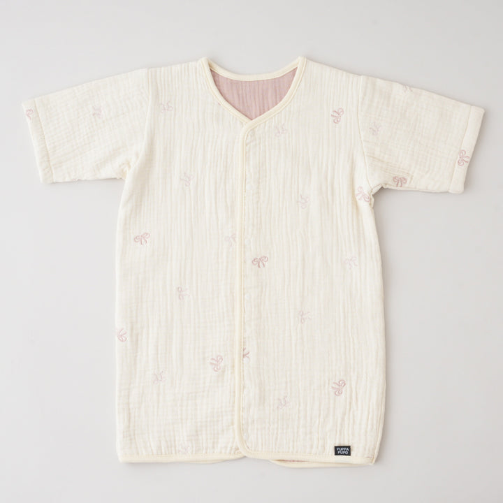 【名入れ刺繍商品】スリーパー 6重ガーゼ