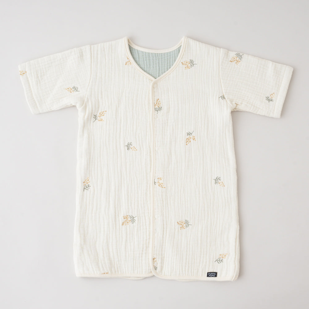 【名入れ刺繍商品】スリーパー 6重ガーゼ