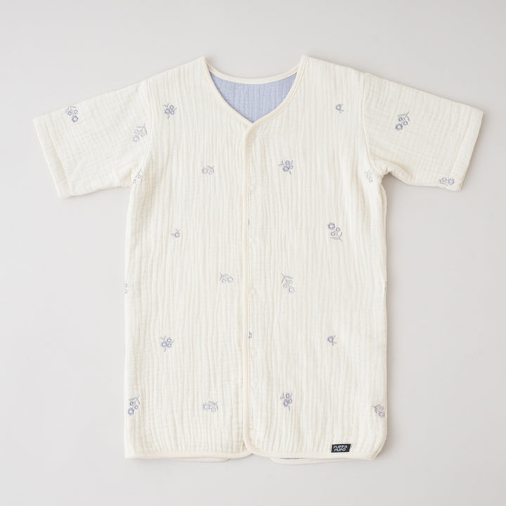【名入れ刺繍商品】スリーパー 6重ガーゼ