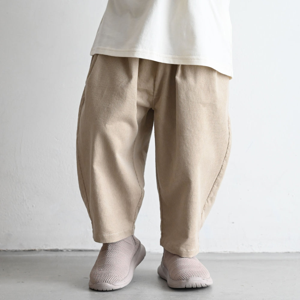 タック コーデュロイ パンツ
