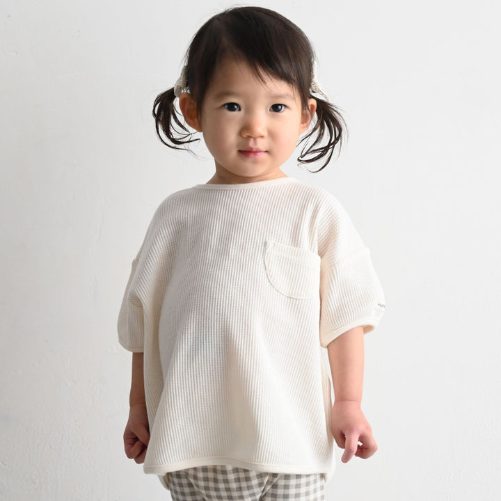 プランプ 半袖 Tシャツ ワッフル