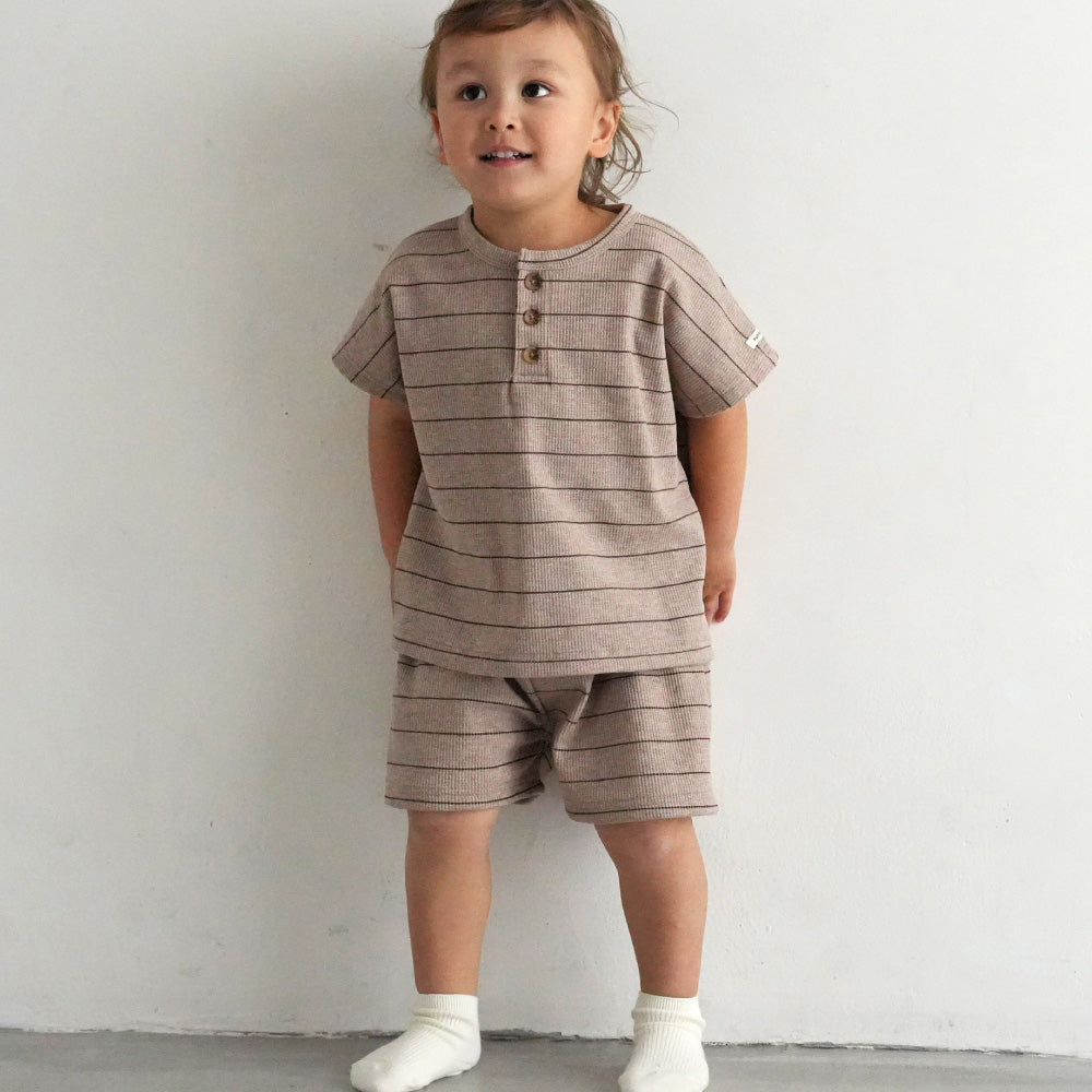 セットアップ 半袖 Tシャツ ショートパンツ ワッフル – PUPPAPUPO
