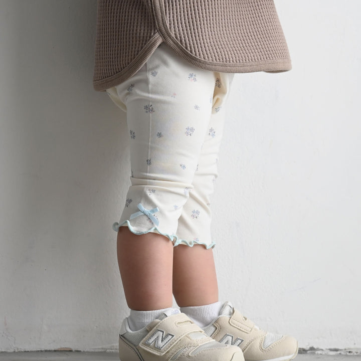 レギンス 7分丈 フリル パンツ