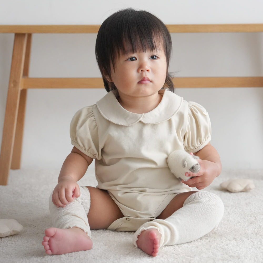 丸襟 半袖 ロンパース