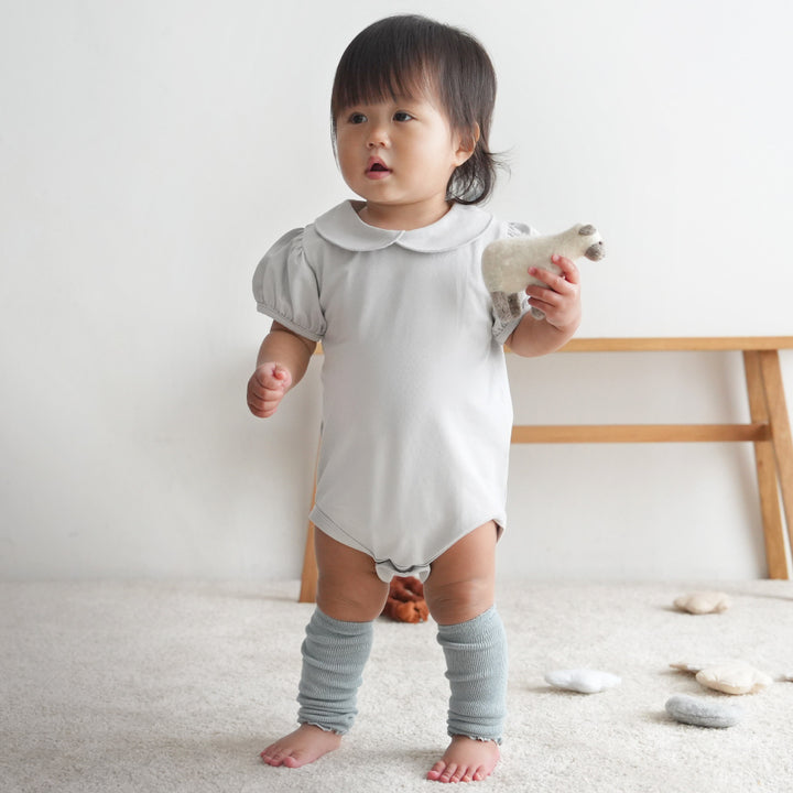 丸襟 半袖 ロンパース