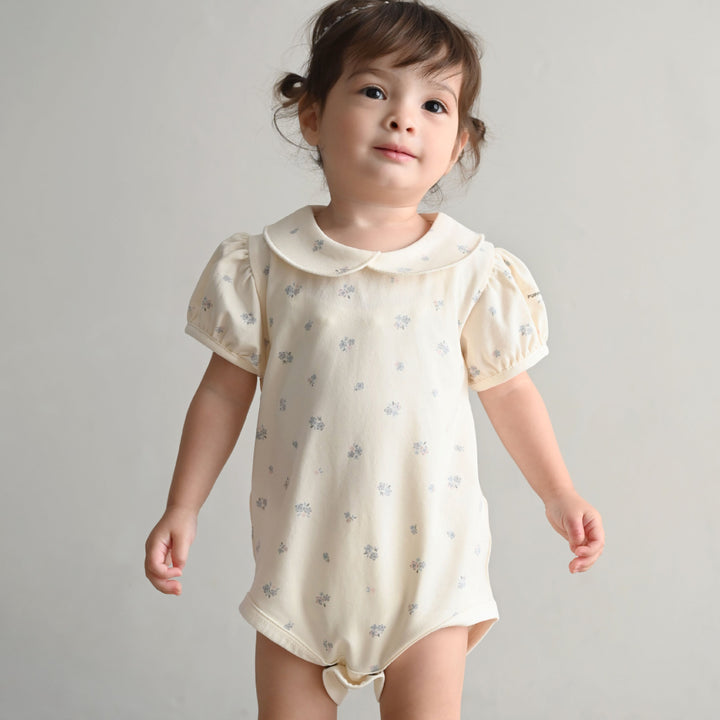 丸襟 半袖 ロンパース