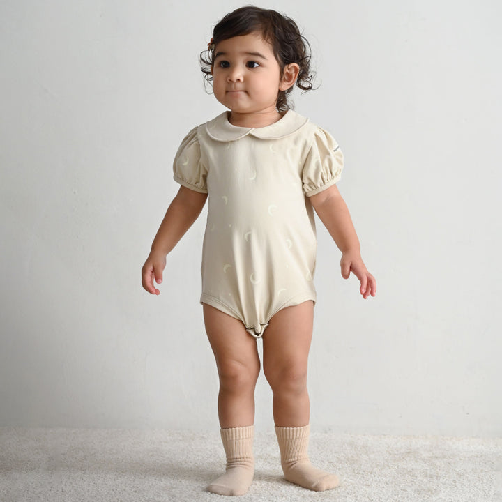 丸襟 半袖 ロンパース