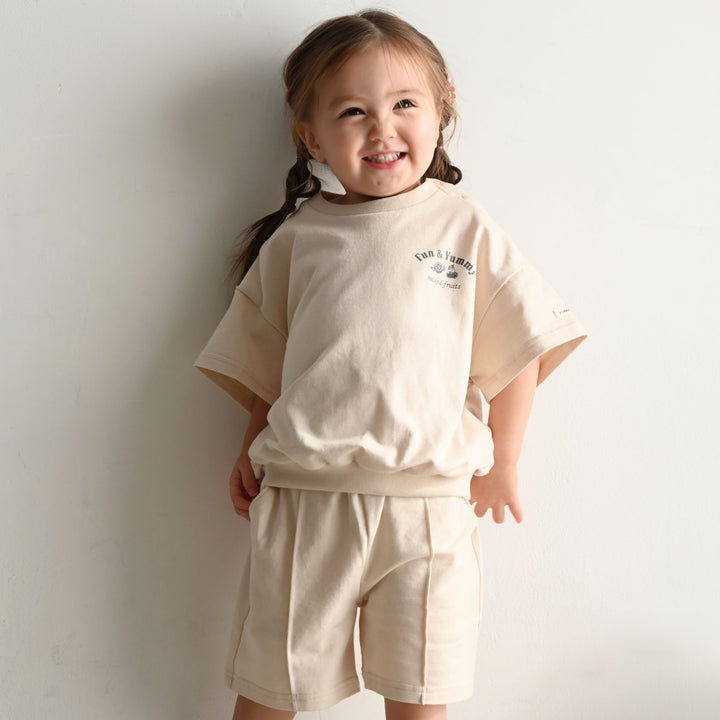 セットアップ 半袖 Tシャツ ショートパンツ ライトスウェット