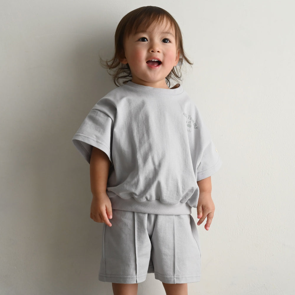 セットアップ 半袖 Tシャツ ショートパンツ ライトスウェット