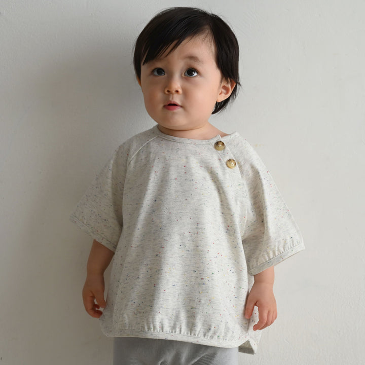 ラグラン 半袖 Tシャツ ネップ