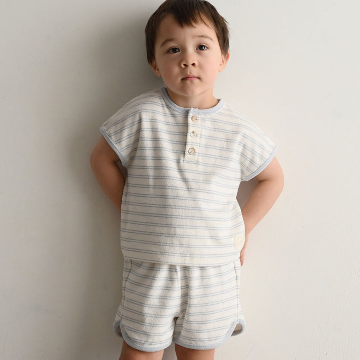 セットアップ 半袖 Tシャツ ショートパンツ パイル