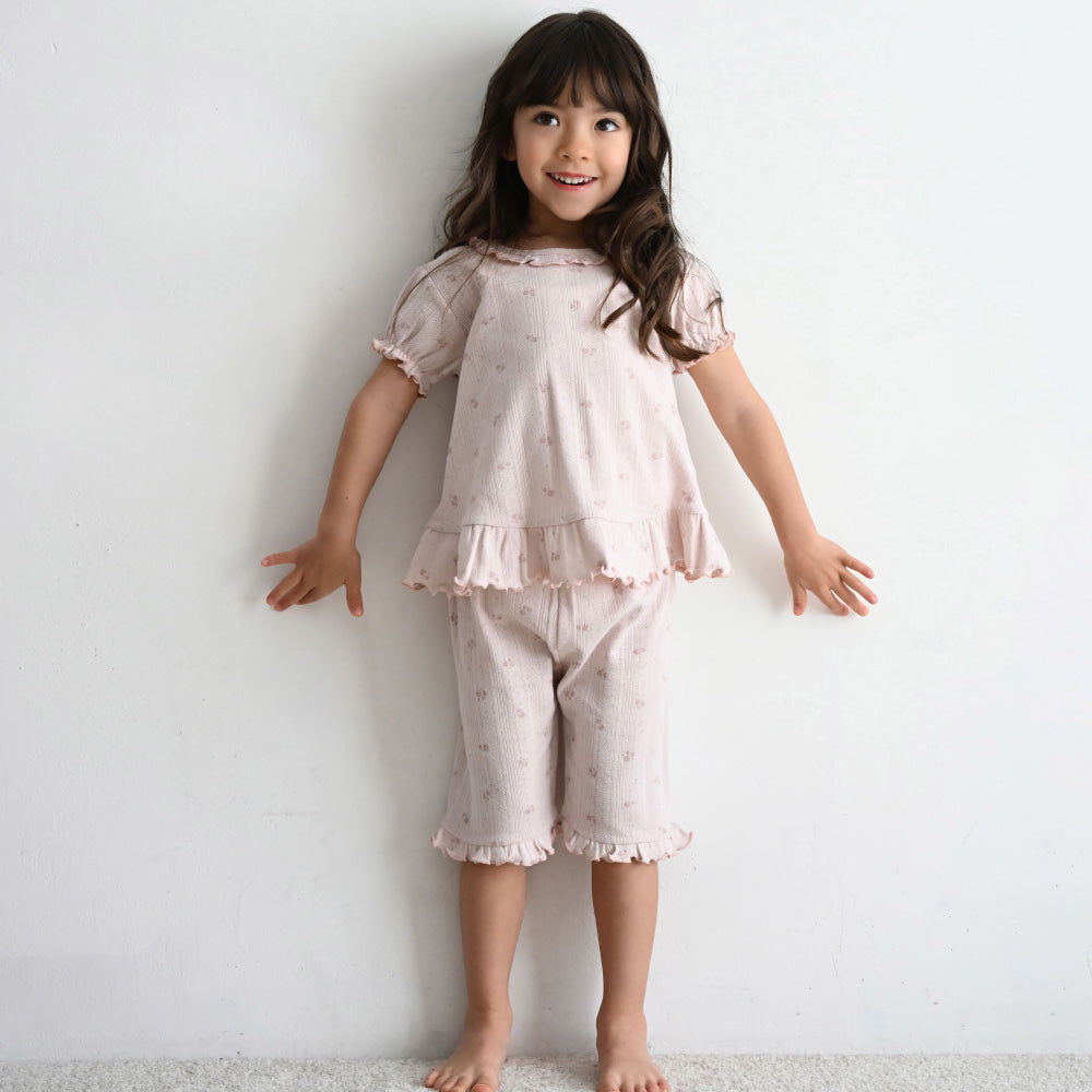 ベビー 半袖 パジャマ 針抜き