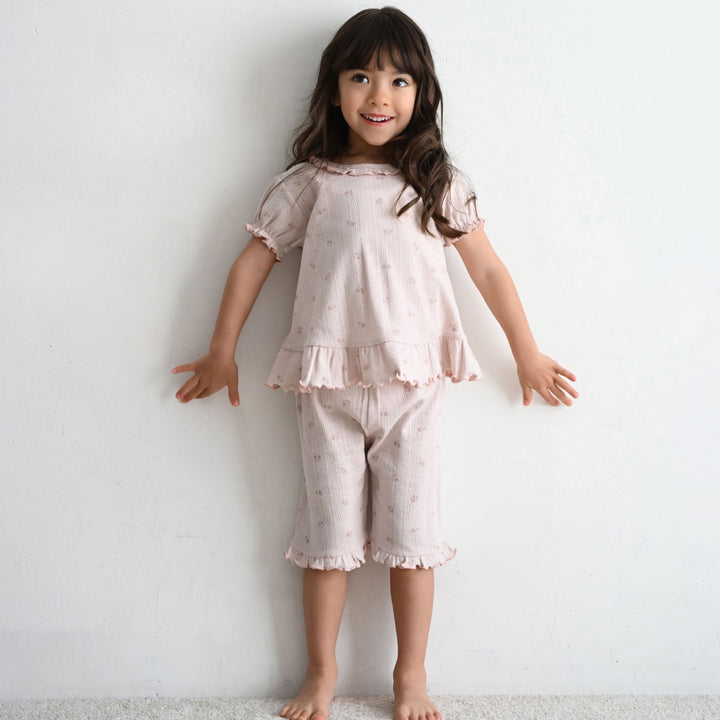 ベビー 半袖 パジャマ 針抜き