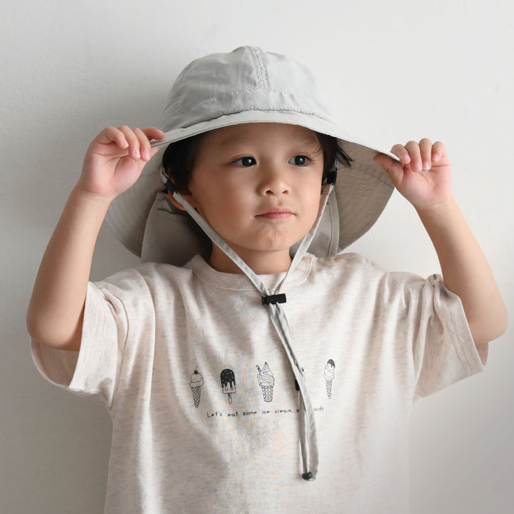 サファリハット 保冷剤ポケット付き