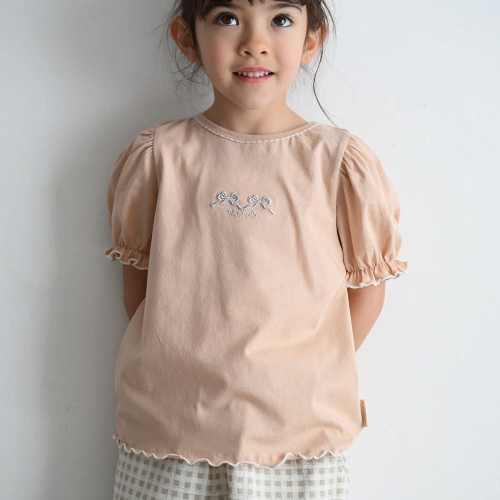 パフスリーブ 半袖 Tシャツ