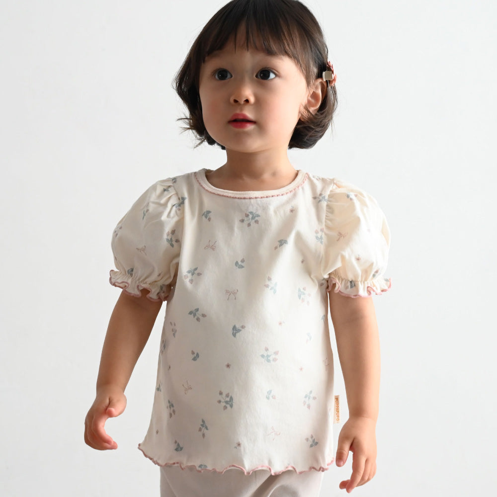 パフスリーブ 半袖 Tシャツ