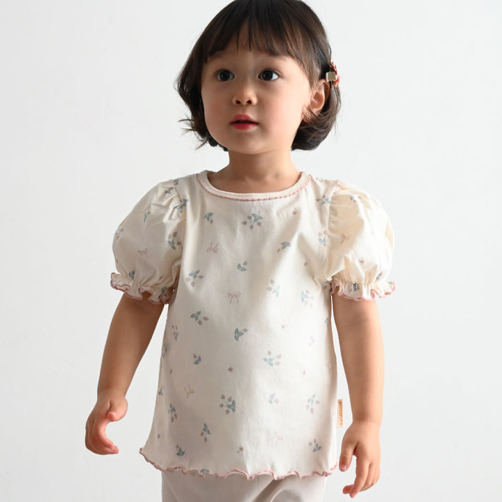 パフスリーブ 半袖 Tシャツ