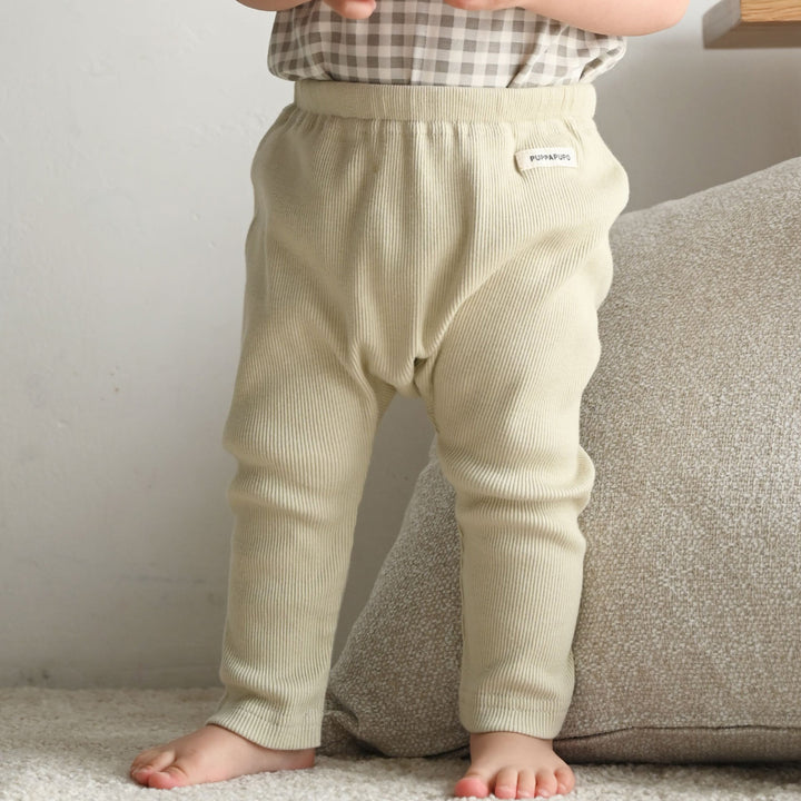 レギンス パンツ テレコ