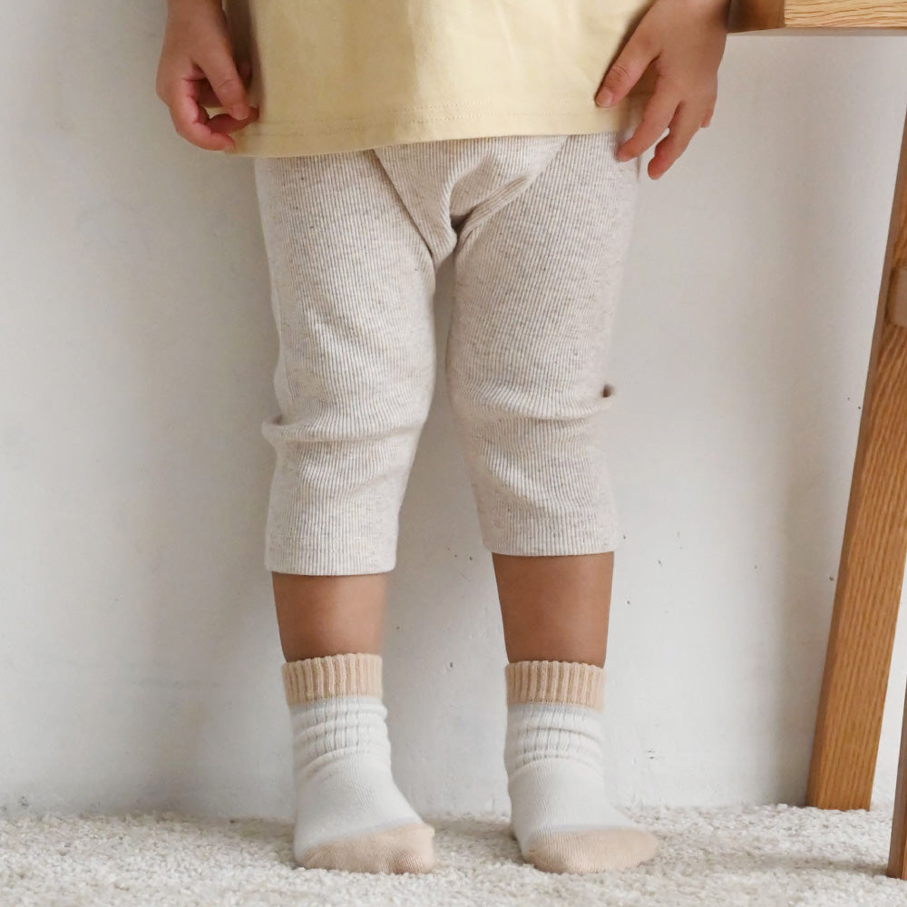 レギンス 7分丈 パンツ テレコ