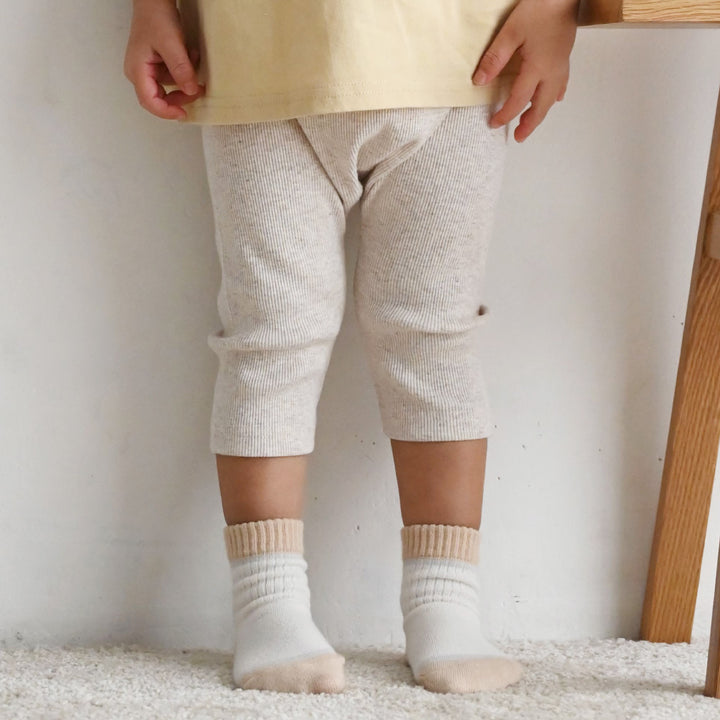 レギンス 7分丈 パンツ テレコ