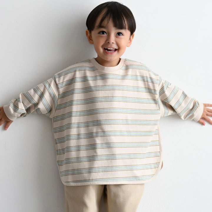 【秋冬】 ラウンドヘム 長袖 Tシャツ