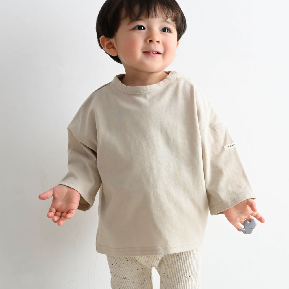 【秋冬】 オーバーサイズ 長袖 Tシャツ