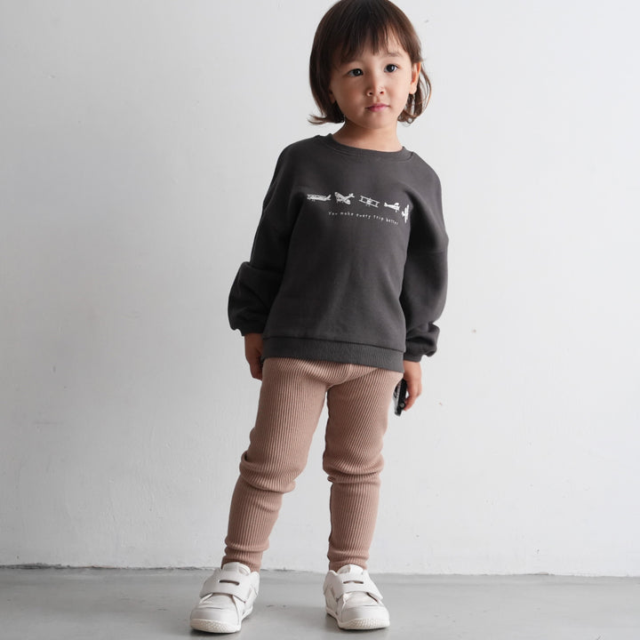 レギンス パンツ リブ
