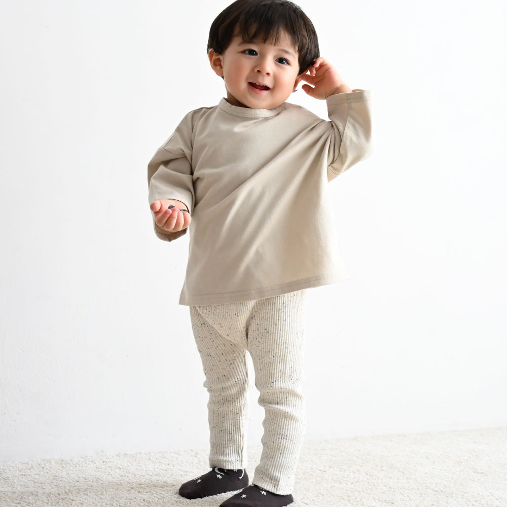 レギンス パンツ リブ