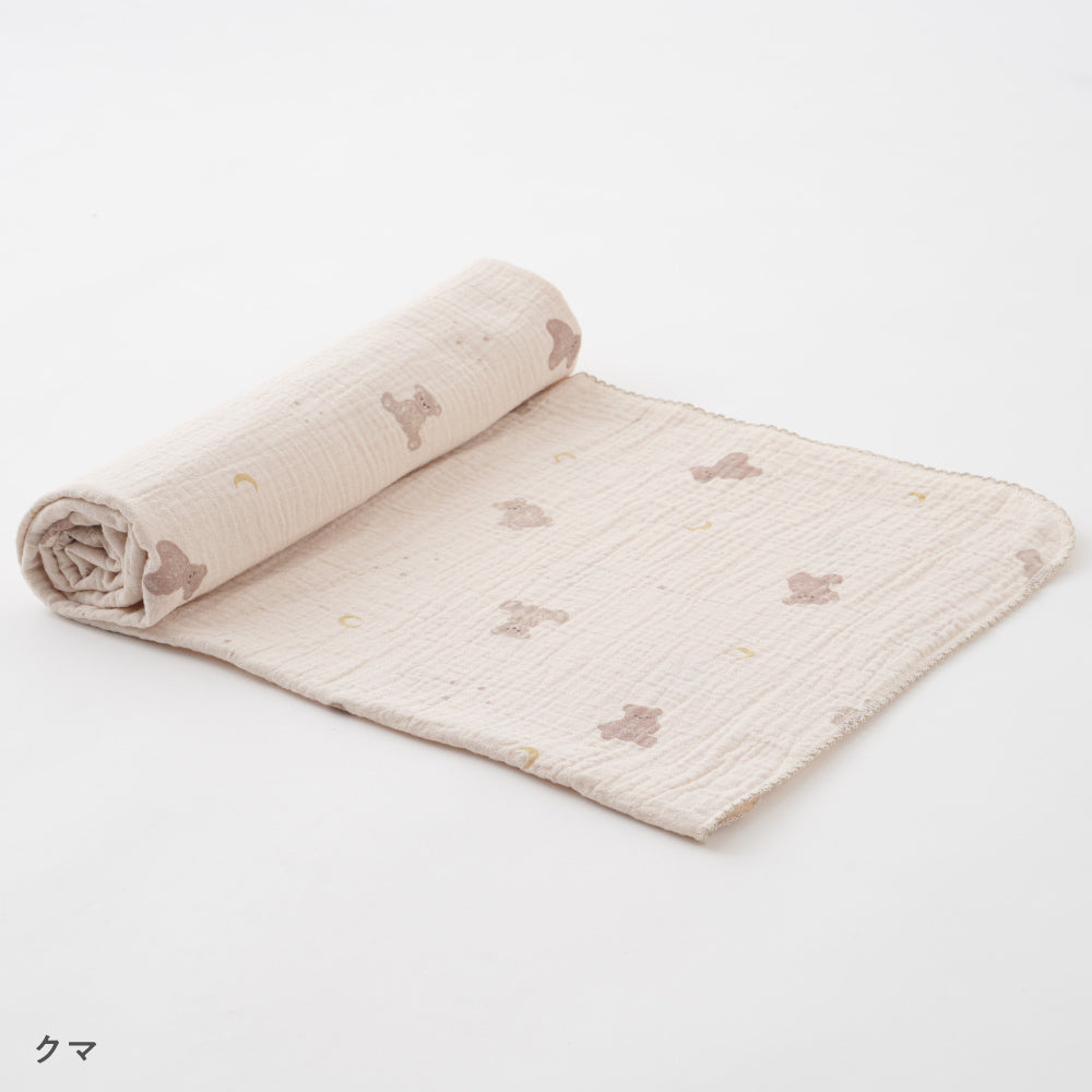 スワドルブランケット 100×100cm 2重ガーゼ