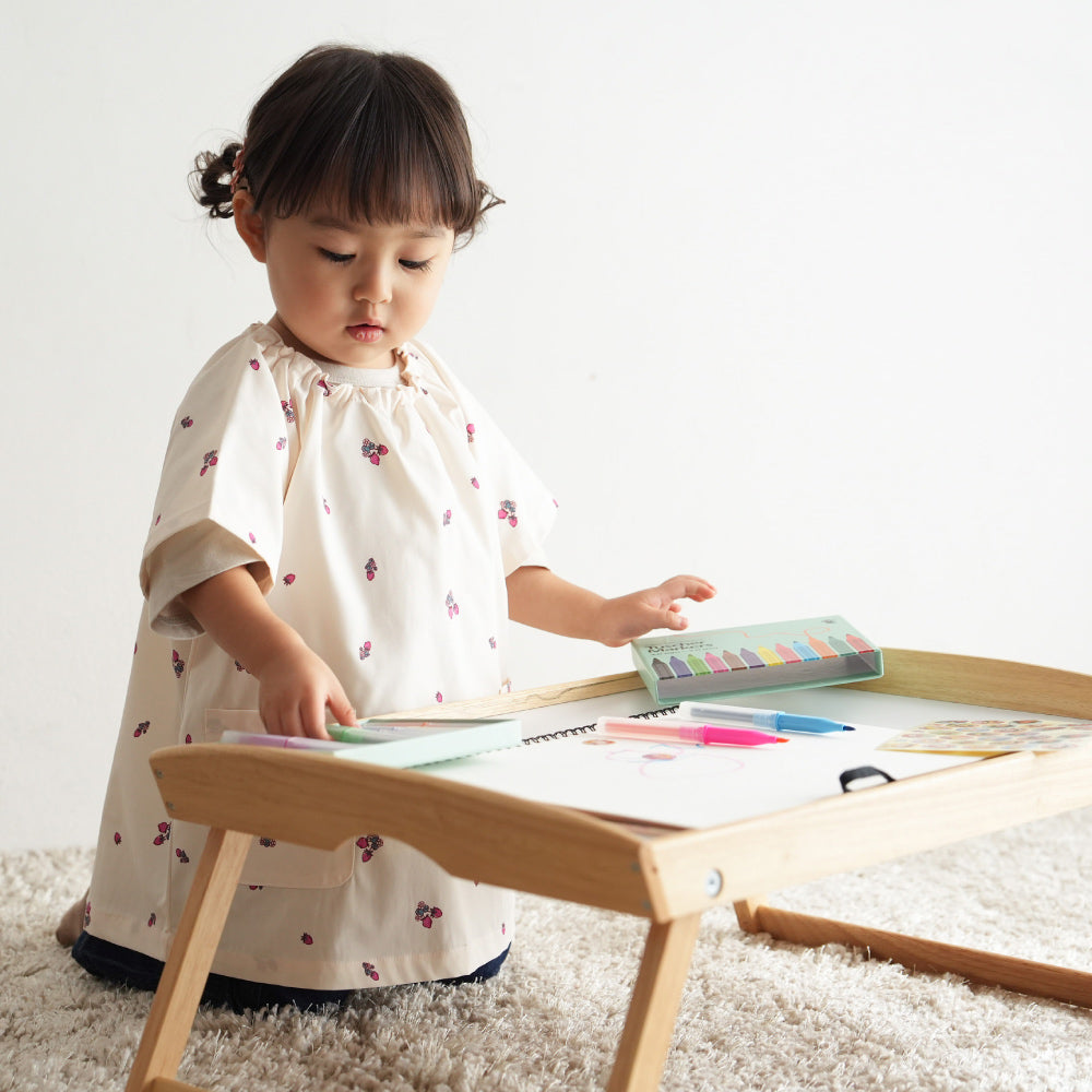 【撥水/防汚/シワ防止/抗菌】 スモック