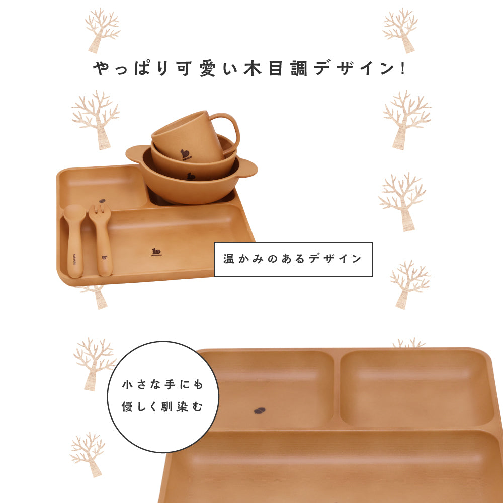 プッパプーポ MORIMORI 食器セット 5点 – PUPPAPUPO オフィシャルストア
